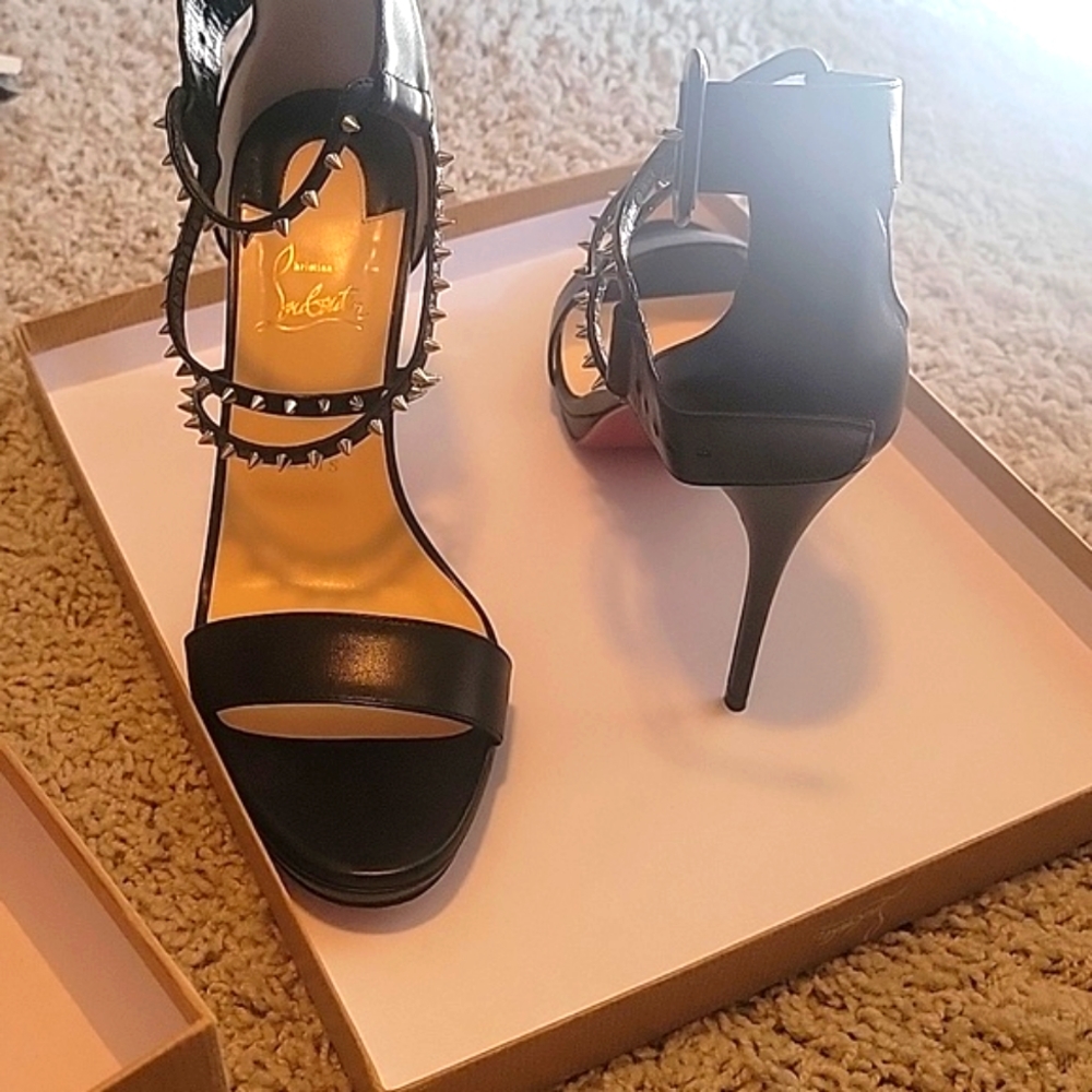 LOUBOUTIN 40.5 CHOCA LUX 100 KID